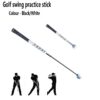 golf retractable swing trainer indoor swing practice stick