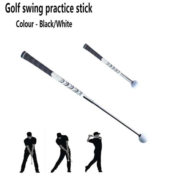 golf retractable swing trainer indoor swing practice stick