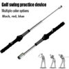 golf retractable swing trainer indoor swing practice stick