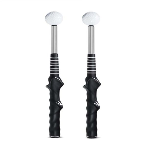 golf retractable swing trainer indoor swing practice stick