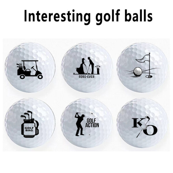 golf double ball set with golf tee