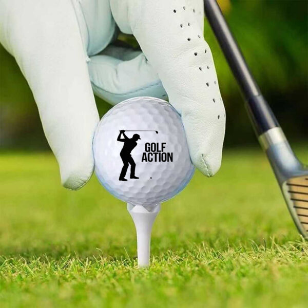 golf double ball set with golf tee