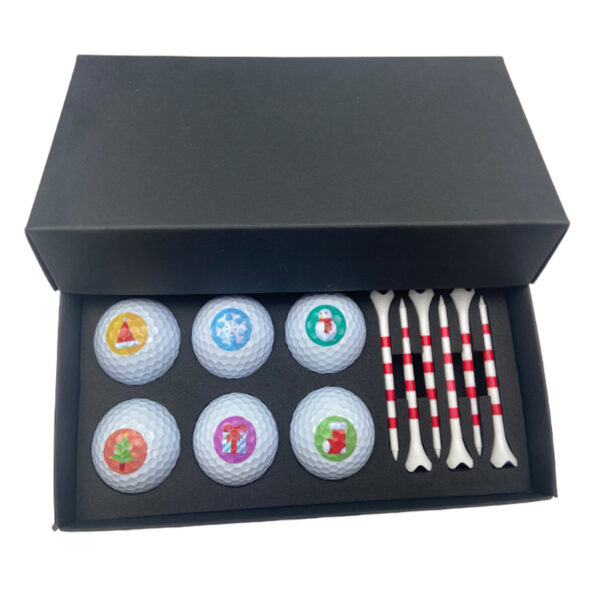 golf ball for christmas holiday theme