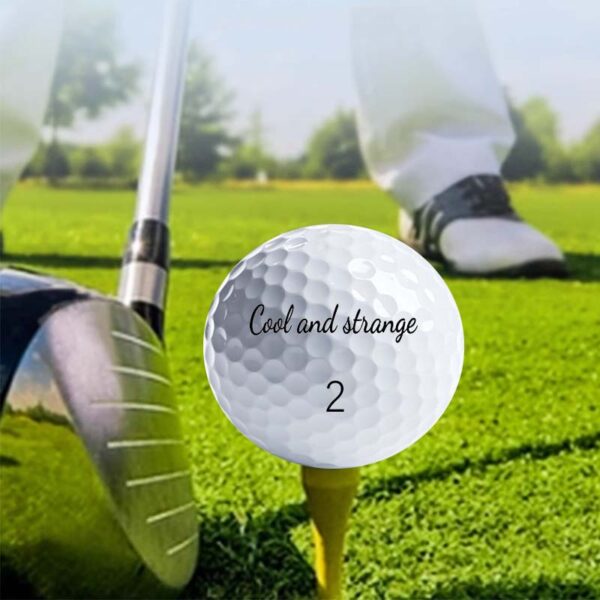 cool and strange double layer golf ball cool and strange double layer golf ball