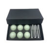 golf fluorescent ball set, luminous ball tee golf fluorescent ball set, luminous ball tee
