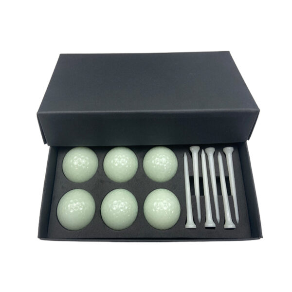golf fluorescent ball set, luminous ball tee golf fluorescent ball set, luminous ball tee
