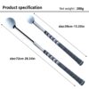 golf retractable swing trainer indoor swing practice stick