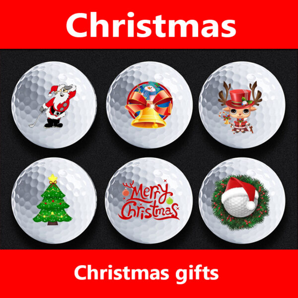 golf ball for christmas holiday theme golf ball for christmas holiday theme