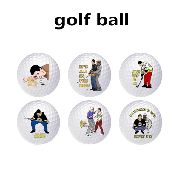 golf double ball set with golf tee
