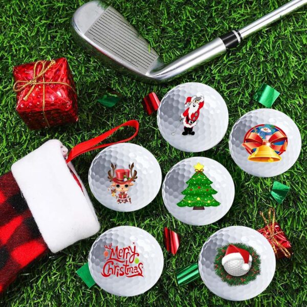 golf ball for christmas holiday theme golf ball for christmas holiday theme