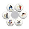 golf double ball set with golf tee