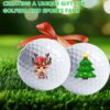golf ball for christmas holiday theme golf ball for christmas holiday theme