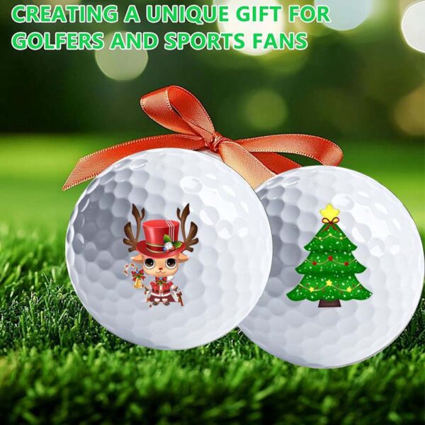 golf ball for christmas holiday theme golf ball for christmas holiday theme