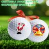 golf ball for christmas holiday theme golf ball for christmas holiday theme