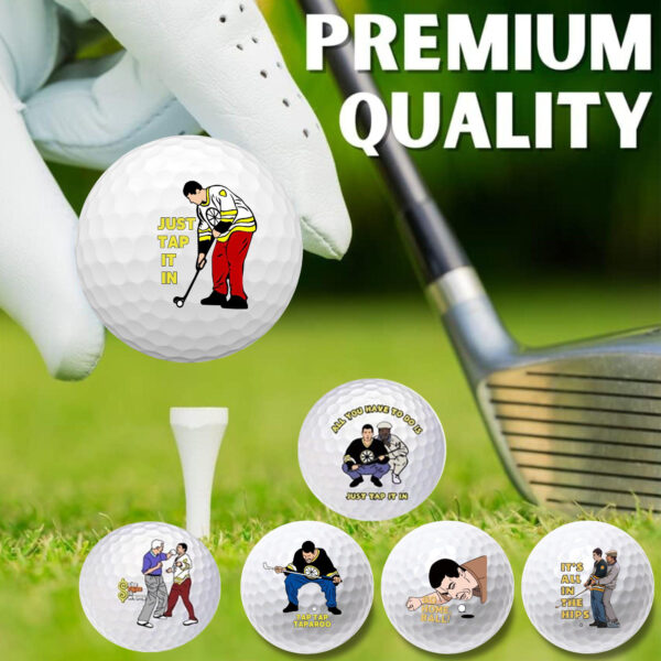 golf double ball set with golf tee
