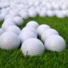 golf double layer practice ball