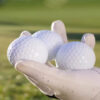 golf double layer practice ball