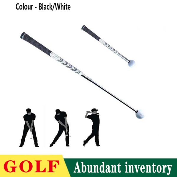 golf retractable swing trainer indoor swing practice stick