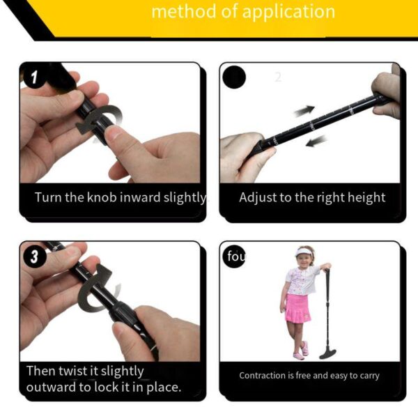 golf adjustable putter made of aluminum alloy material