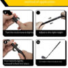 golf adjustable club made of aluminum alloy material golf adjustable club made of aluminum alloy material