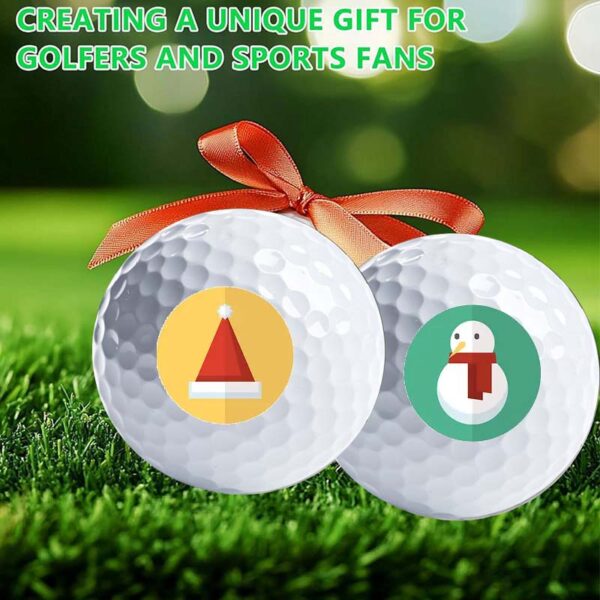golf ball for christmas holiday theme