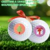 golf ball for christmas holiday theme