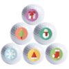 golf ball for christmas holiday theme