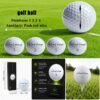 cool and strange double layer golf ball a box containing 12 pieces