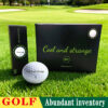 cool and strange double layer golf ball a box containing 12 pieces