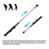 golf retractable swing trainer indoor swing practice stick