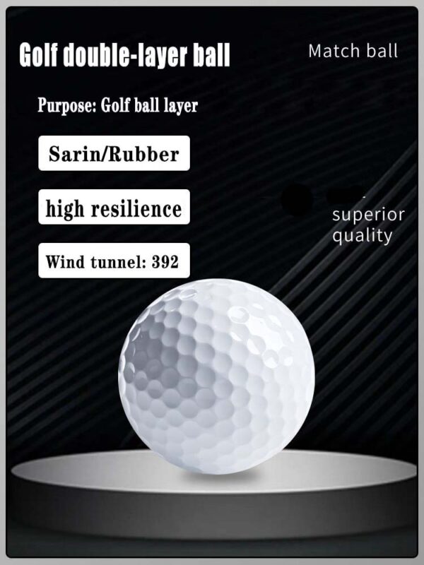 cool and strange double layer golf ball a box containing 12 pieces