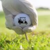 golf double ball set with golf tee