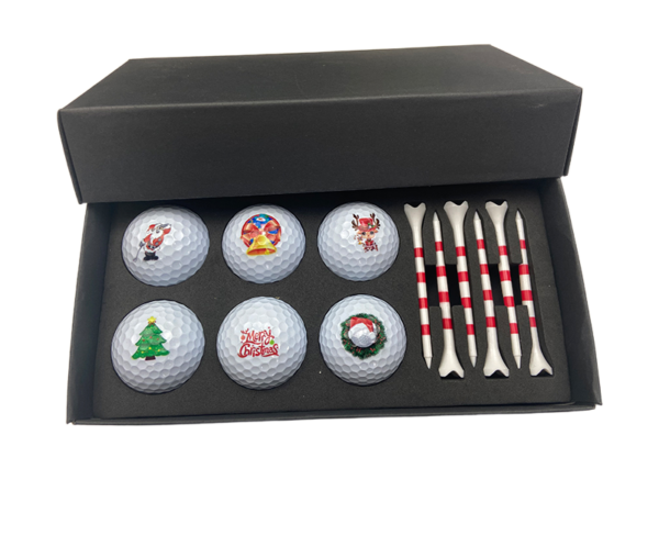 golf ball for christmas holiday theme golf ball for christmas holiday theme