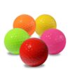 colored golf balls