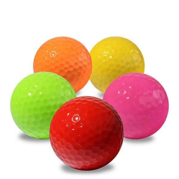 colored golf balls