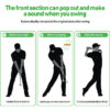 golf retractable swing trainer indoor swing practice stick