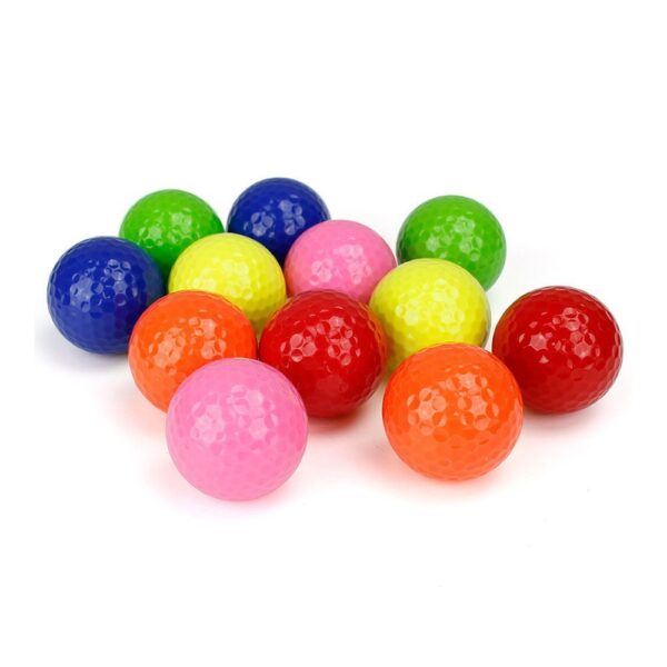 colored golf balls