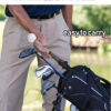 golf retractable swing trainer indoor swing practice stick