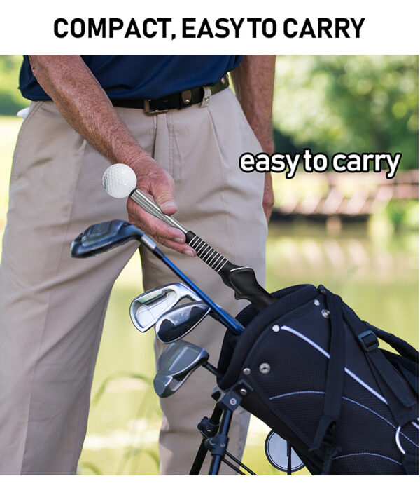 golf retractable swing trainer indoor swing practice stick