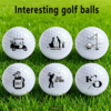 golf double ball set with golf tee