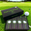 cool and strange double layer golf ball a box containing 12 pieces