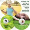 golf double ball set with golf tee