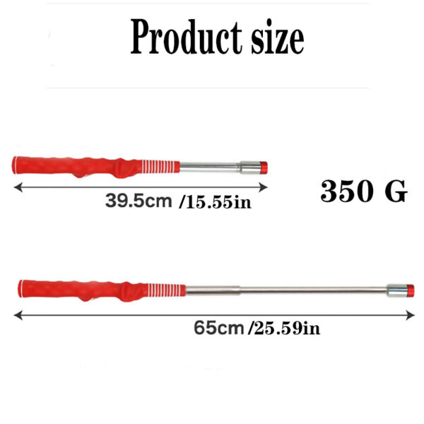 golf retractable swing trainer indoor swing practice stick