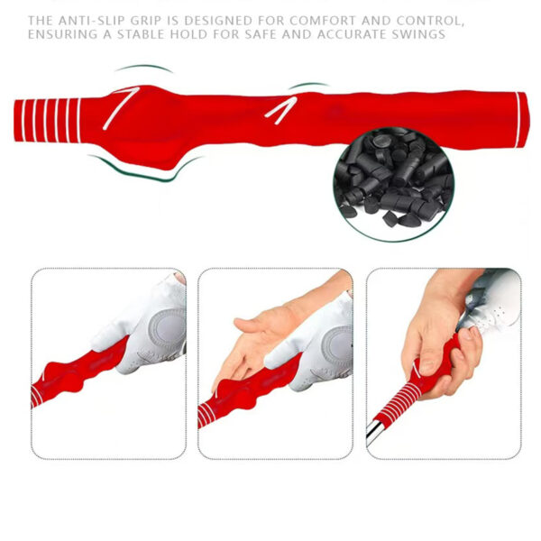 golf retractable swing trainer indoor swing practice stick