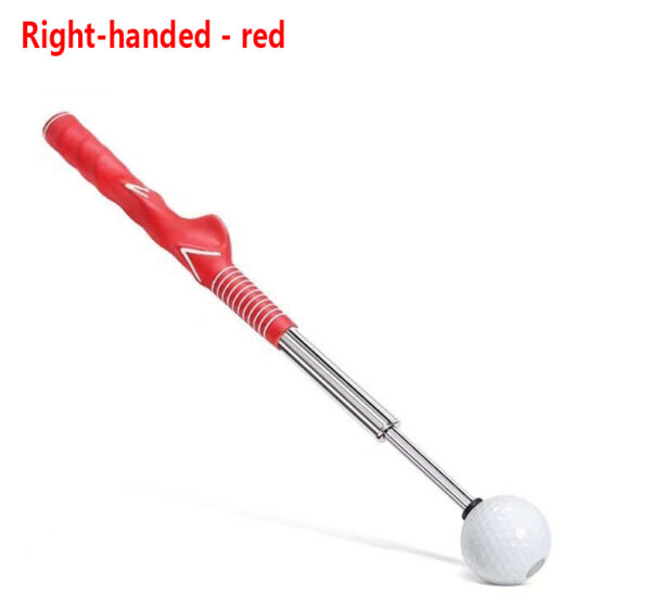 golf retractable swing trainer indoor swing practice stick