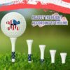golf double ball set with golf tee