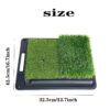 golf hitting pad lawn