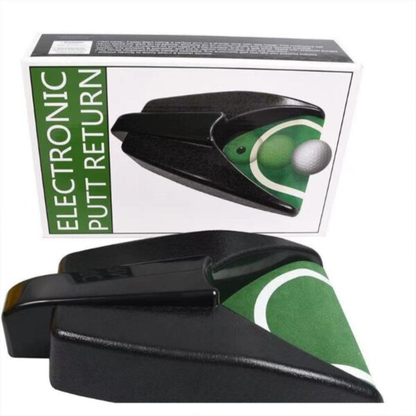 golf putter electric ball return device for golf putting practice