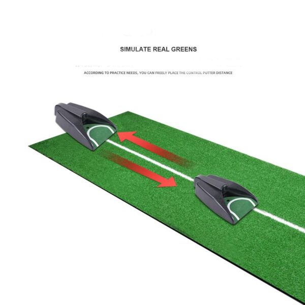 golf putter electric ball return device for golf putting practice