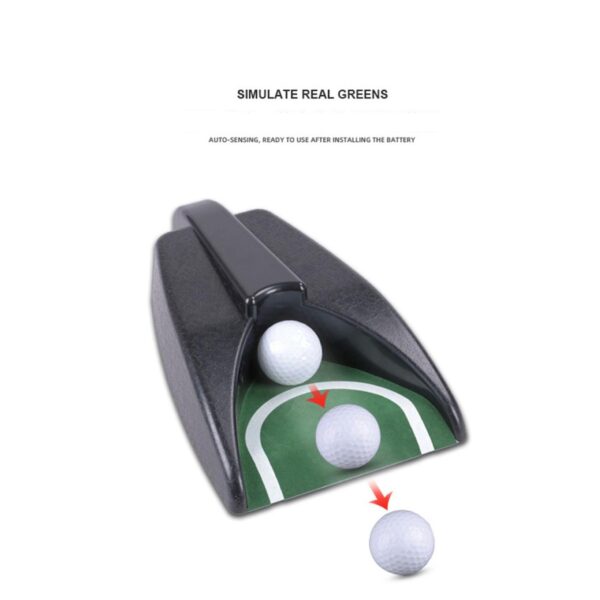 golf putter electric ball return device for golf putting practice
